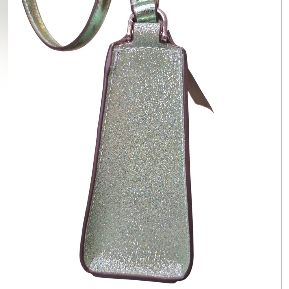 Kate Spade Kenzie Glitter Mini Crossbody Seawater Green - Picture 10 of 11